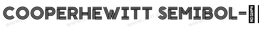 CooperHeWitt semibol字体转换
